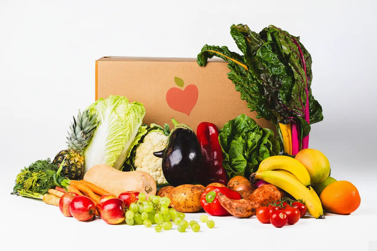 Large Fruit & Veg Box with new logo