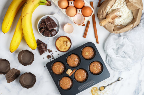 Chocolate Chip Banana Bread Muffins