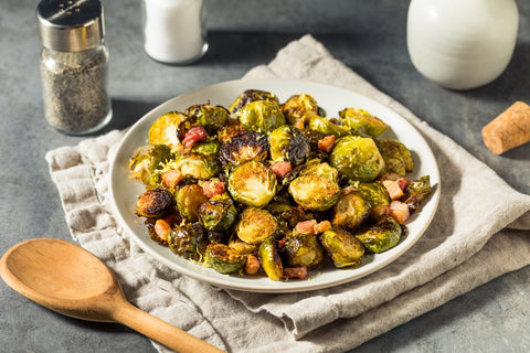 Spring Sprout Salad with Bacon & Apple