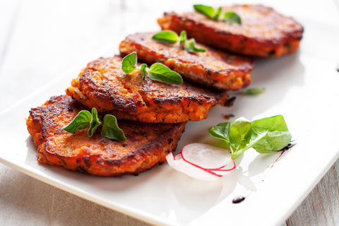 Sweet Potato, Salmon & Pea Fishcakes