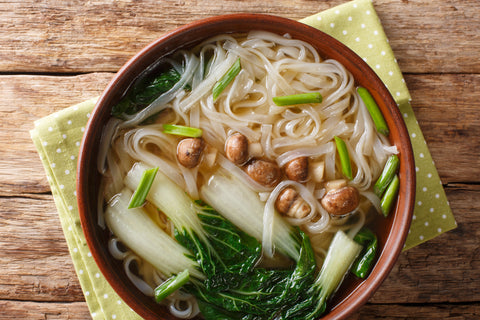 Baby Bok Choy Noodle Soup