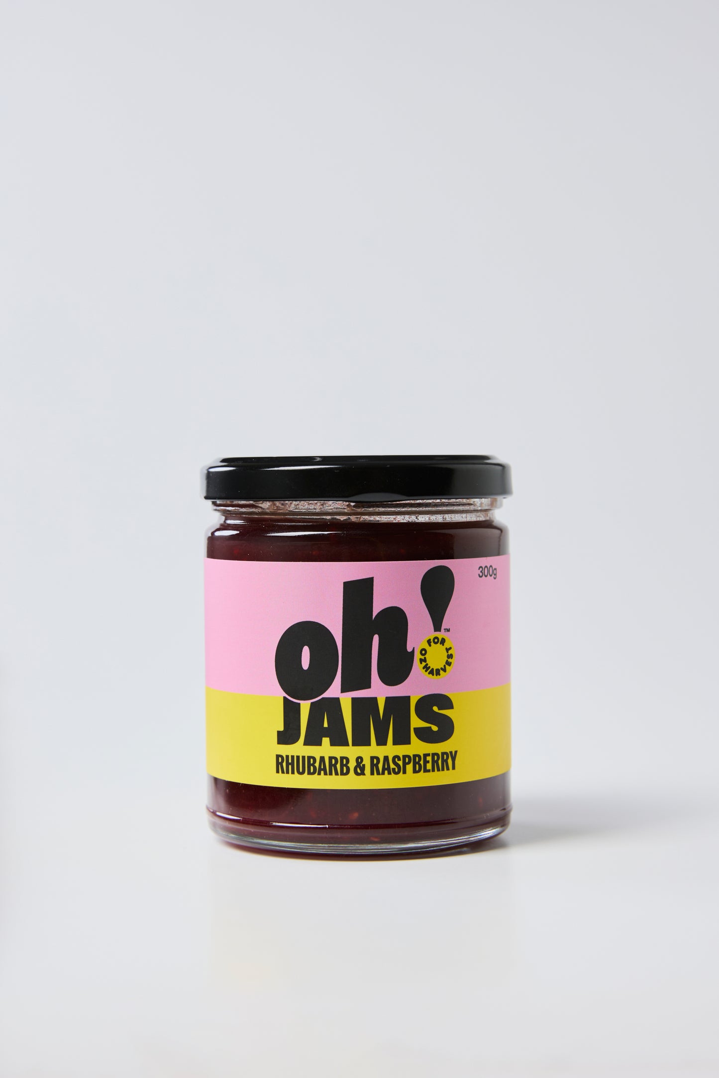 Oh! Jam. Rhubarb and Raspberry